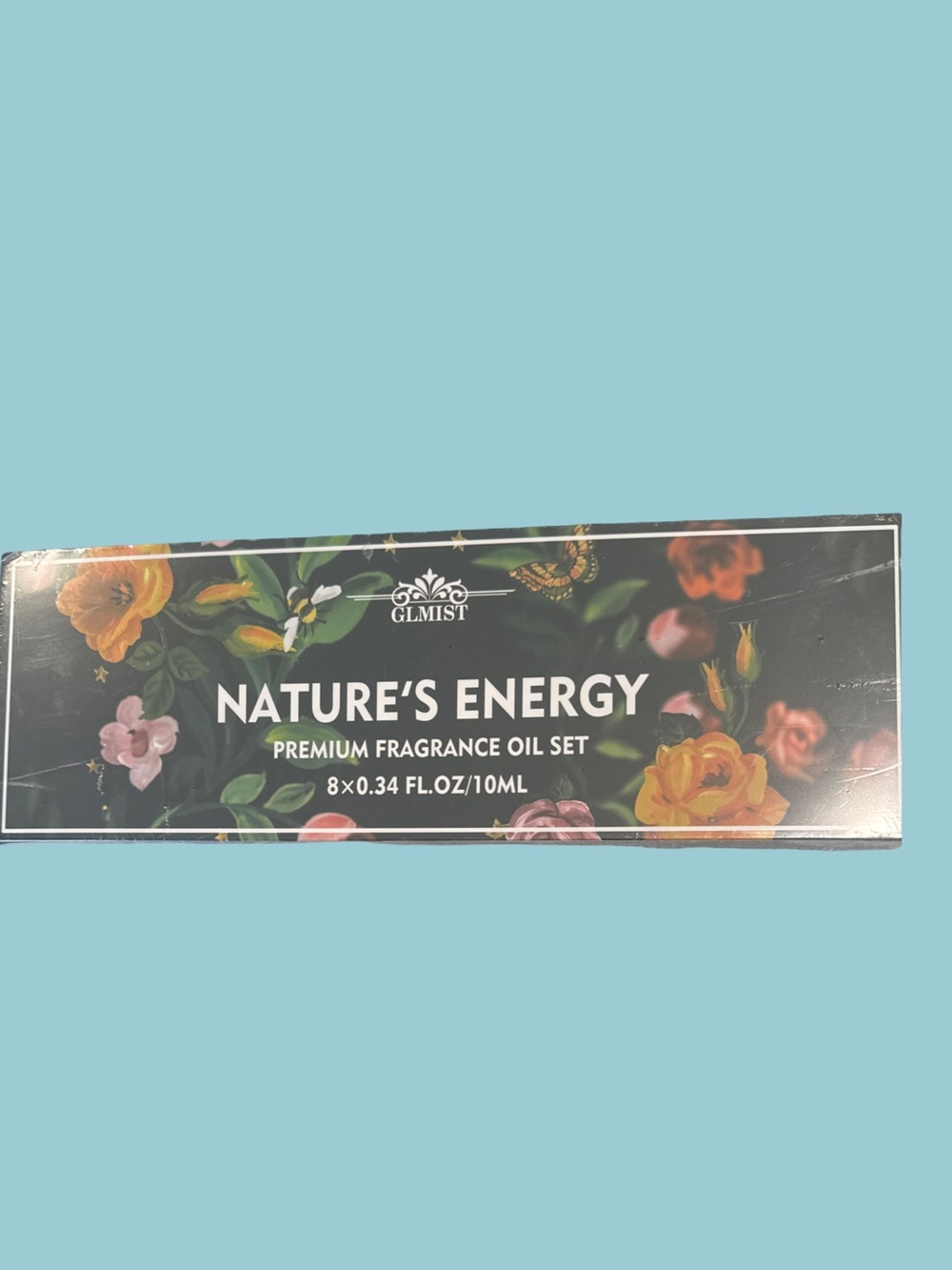 GLMIST Nature's Energy Premium Fragrance Oil Set - Floral Black Box - Picture 1 of 1